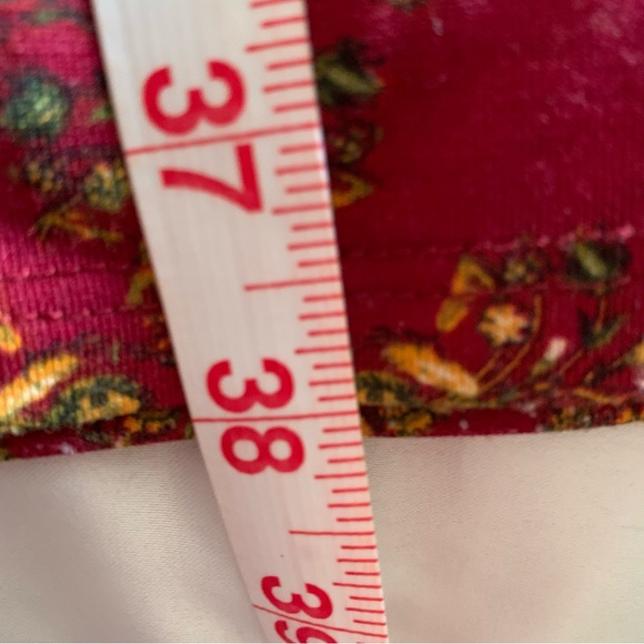 LULAROE. Red/Gold fitted straight dress. Size S. Simply Comfortable. - Picture 6 of 9